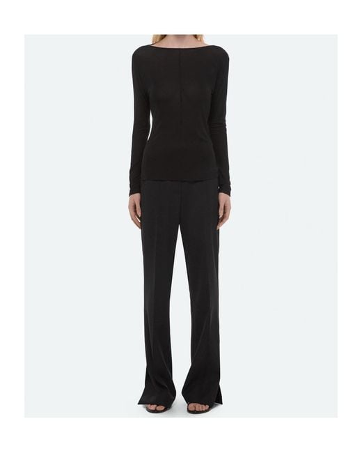 Helmut Lang Black Long-Sleeved T-Shirt