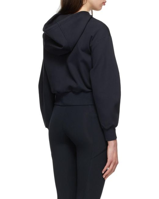 Stella McCartney Blue Scuba Drawstring Hoodie
