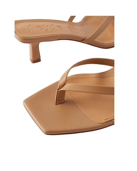 Aeyde Brown Leather Sandals