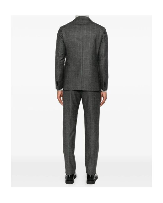 Tagliatore Gray Long-Sleeved Suit for men