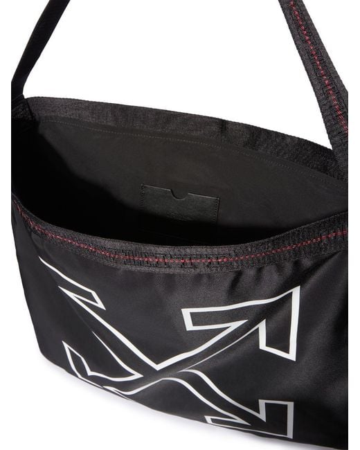 Off-White c/o Virgil Abloh Black Heritage Tote Bag for men