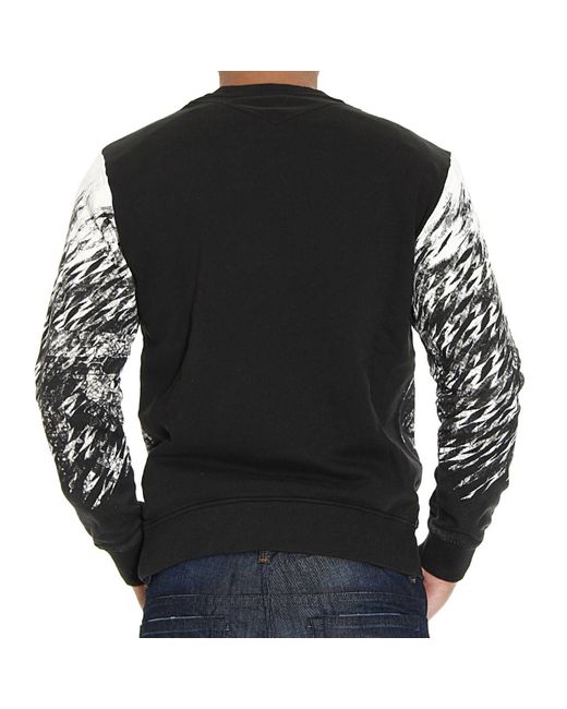Just Cavalli Gray Printed Sweater for men