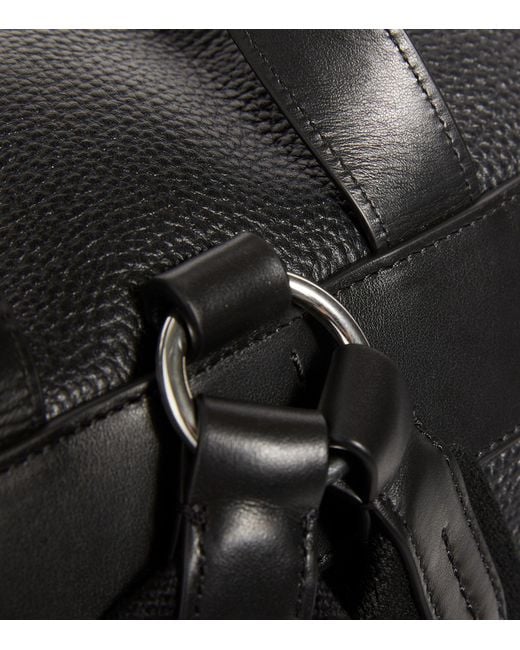 Mulberry Black Heritage Textured Backpack for men