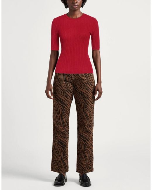 Rag & Bone Red Plain Colour Jumper