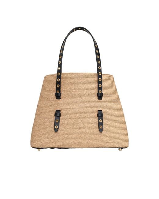 Alaïa Natural Alaïa Mina 25 Medium Tote Bag