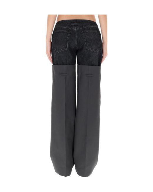 Jean Paul Gaultier Black The Logo Patch Gaiters