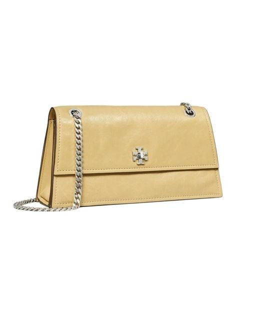 Tory Burch Natural Kira Turnlock Shoulder Bag