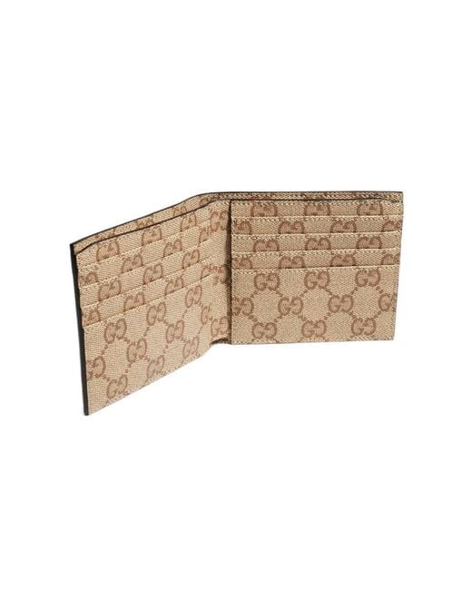 Gucci Purple Bi-Fold Wallet With Metal Tag for men