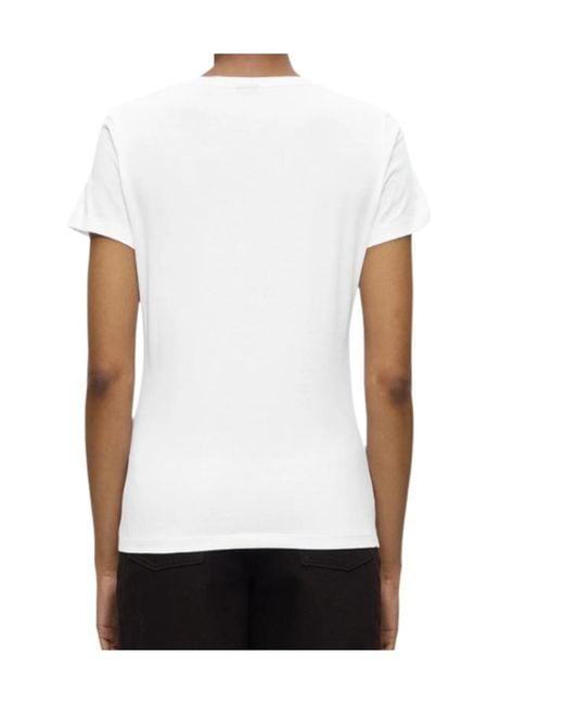 Boss White Short-Sleeved T-Shirt