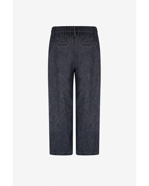 Brunello Cucinelli Blue Belt-Loop Jeans