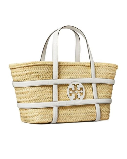 Tory Burch Metallic Ella Embossed Basket Bag
