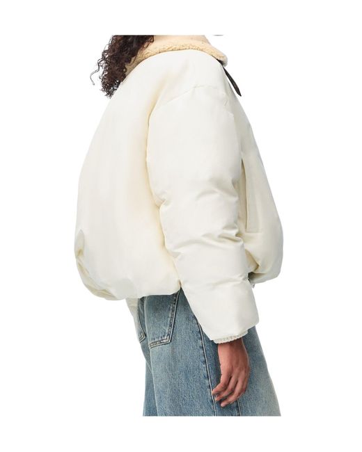 Loewe White Puffer Jacket