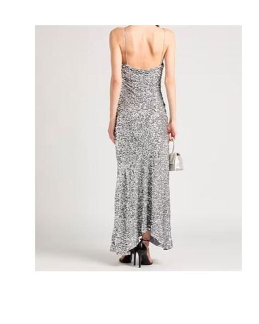 Ganni White Sequined Dress