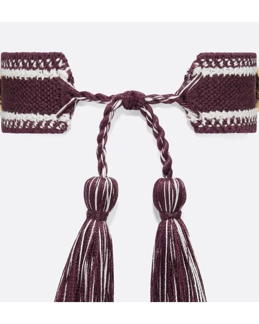 Dior White Christian Bracelet
