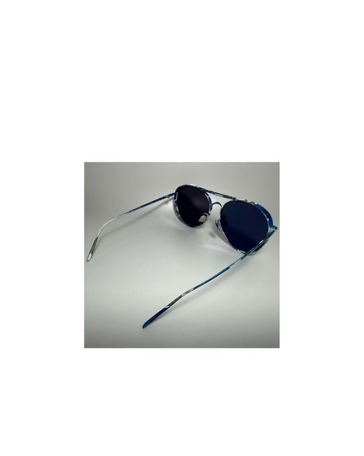 Gentle Monster White Aviator Sunglasses for men