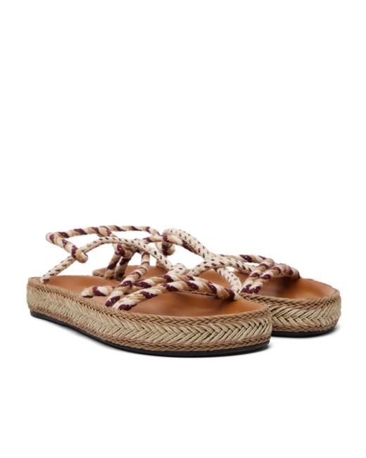 Isabel Marant Brown Kitza Open-Toe Flat Sandals