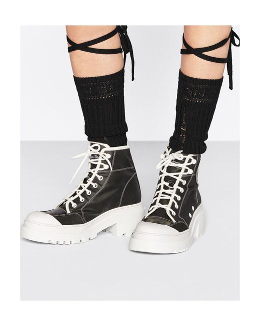 Dior Black Christian D-Rise Ankle Boots