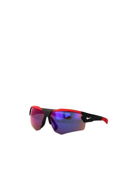 Nike Purple Cloak Duo Rectangle Frame Sunglasses for men