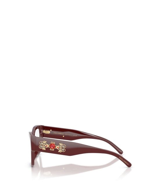Dolce & Gabbana Multicolor Eyewear Butterfly Frame Glasses