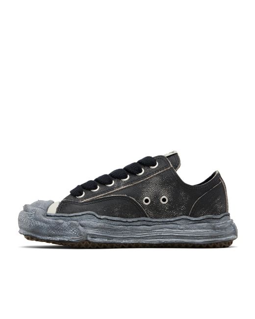 Maison Mihara Yasuhiro Black Hank Og Low-Top Lace-Up Casual Sneakers for men