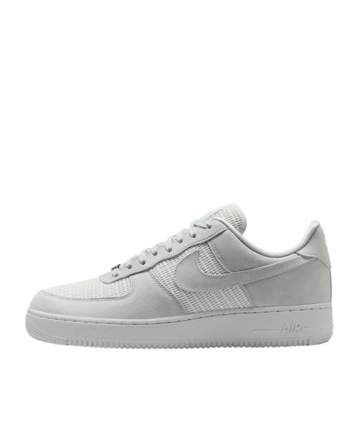 Nike Gray Air Force 1 07 Lv8 Low-Top Sneakers for men