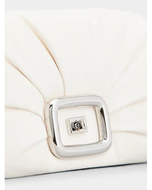 Roger Vivier Natural Viv' Choc Shoulder Bag
