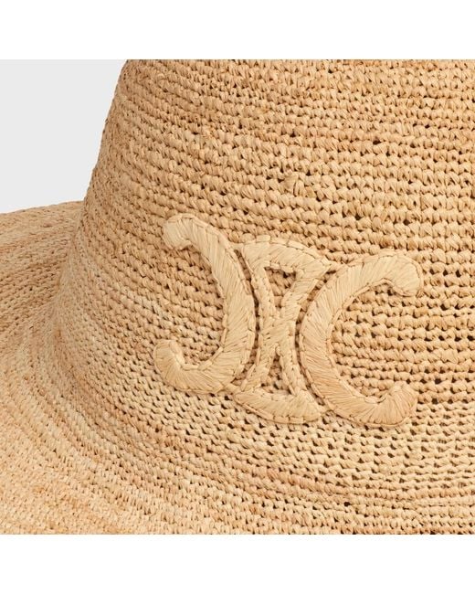 Céline White Triomphe Hat
