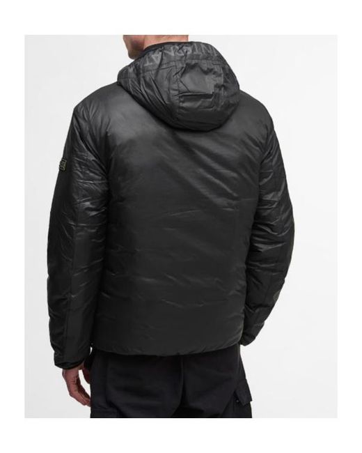 Barbour Black Lumley Quilted Jacket for men
