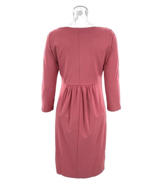Weekend by Maxmara Red Pleated Dress