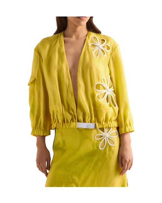 Fendi Yellow Softshell Jacket