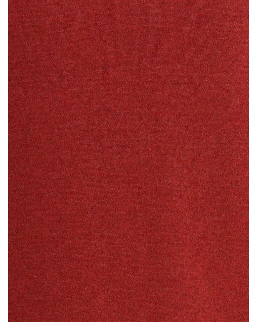 Brunello Cucinelli Red Crewneck Knitted Jumper for men