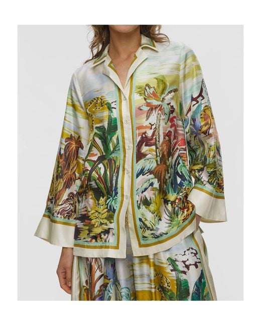 ALÉMAIS Metallic Jungle Boogie Shirt