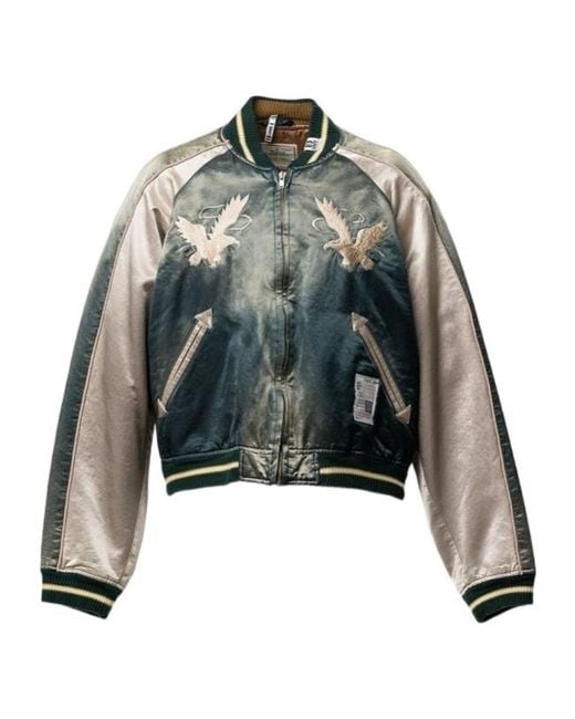 Maison Mihara Yasuhiro Blue Sun Faded Like Souvenir Jacket for men