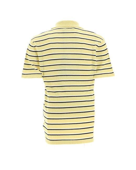 Palm Angels Metallic Logo-Patch Short Sleeved Polo Shirt for men