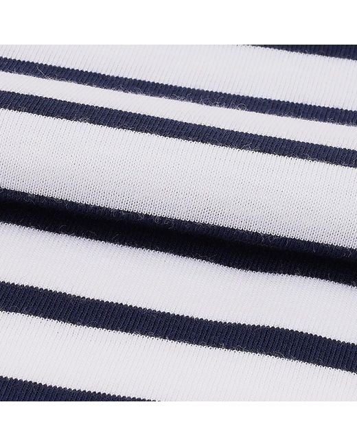 Saint James Blue Striped T-Shirt