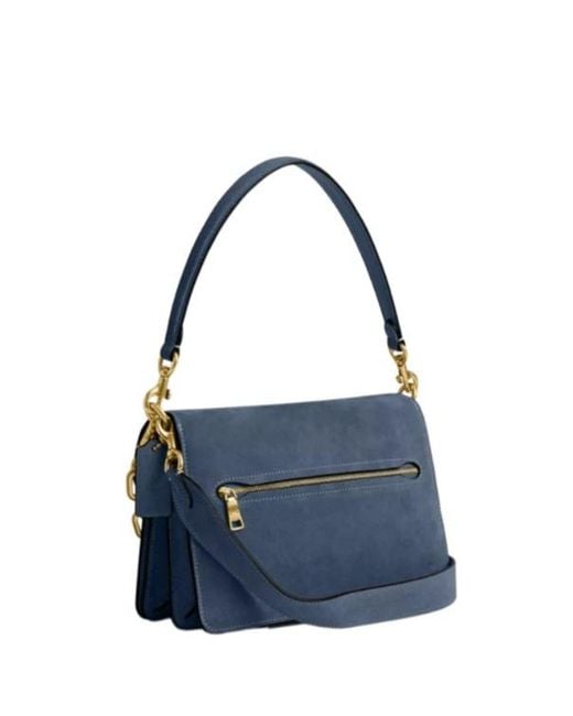 COACH Blue Chain Tabby Shoulder Bag