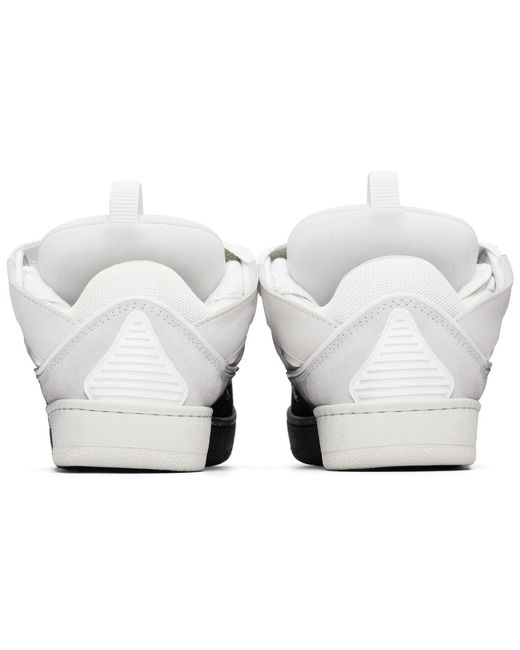 Lanvin Black Curb Spray Sneakers