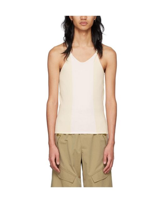 Dion Lee Natural Rope-Detail Tank Top