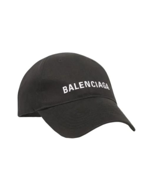 Balenciaga Black Cap for men