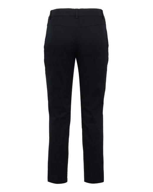 Aspesi Black Logo Casual Pants