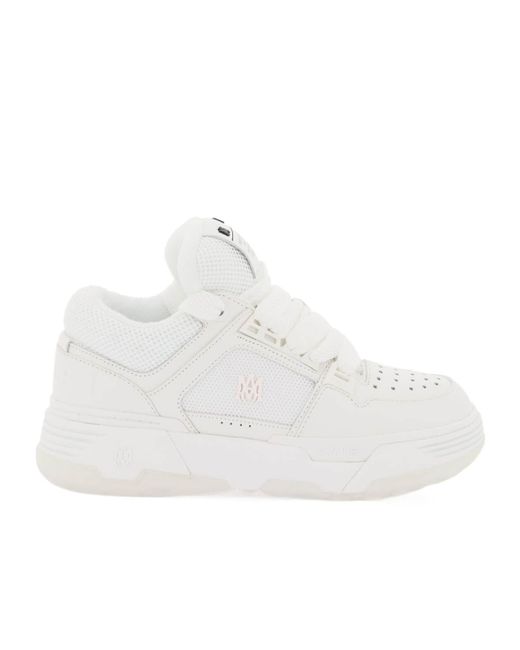 Amiri White Lace-Up Low-Cut Sneakers