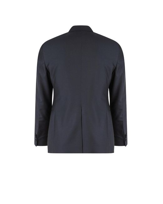 Tagliatore Blue Single-Breasted Two-Piece Suit for men