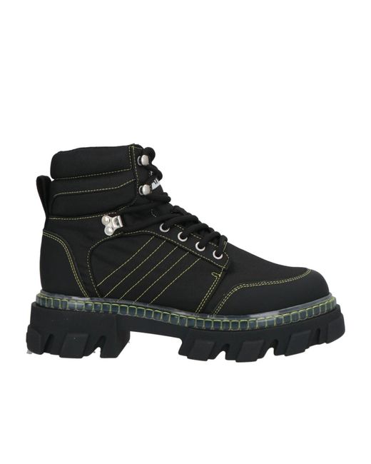 Ganni Black Simple Hiking Boots