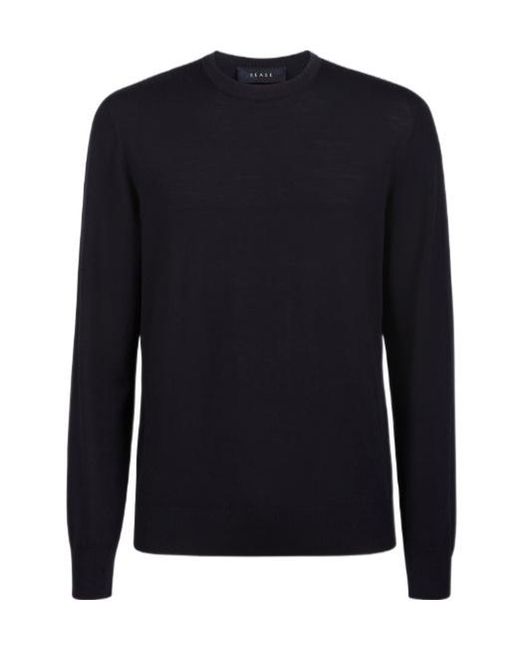 Sease Blue Lasca Crewneck Jumper for men