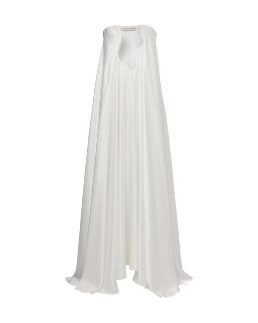 Christopher Esber White Salacia Silk Maxi Dress