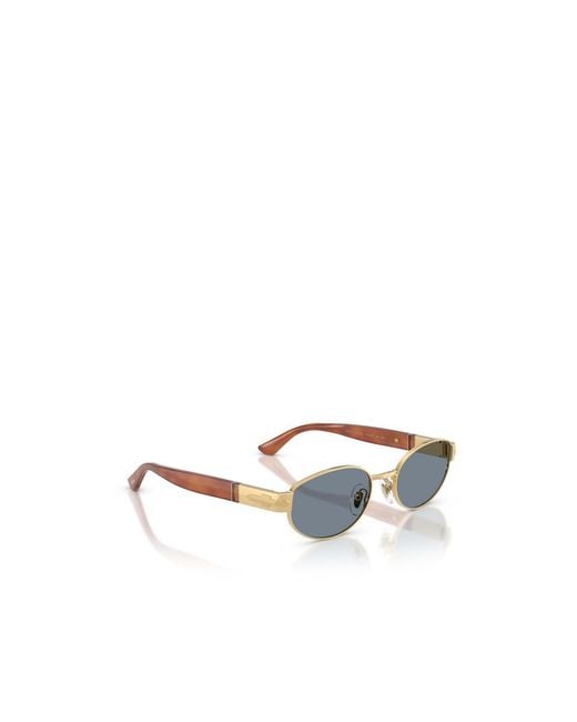Persol White Oval Sunglasses for men