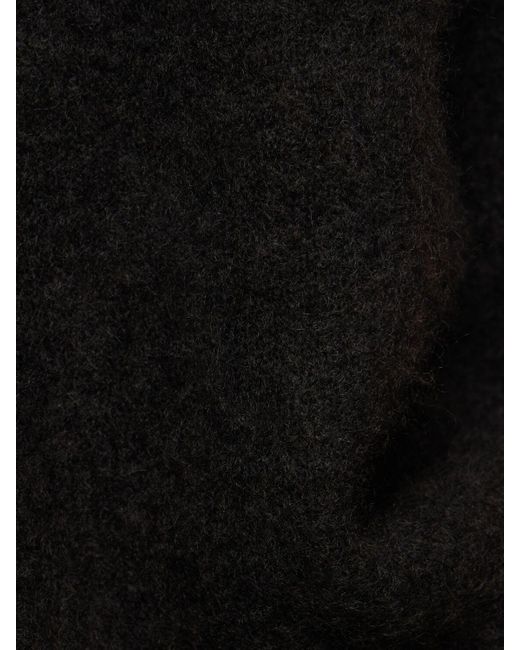 The Row Black Round Neck Sweater