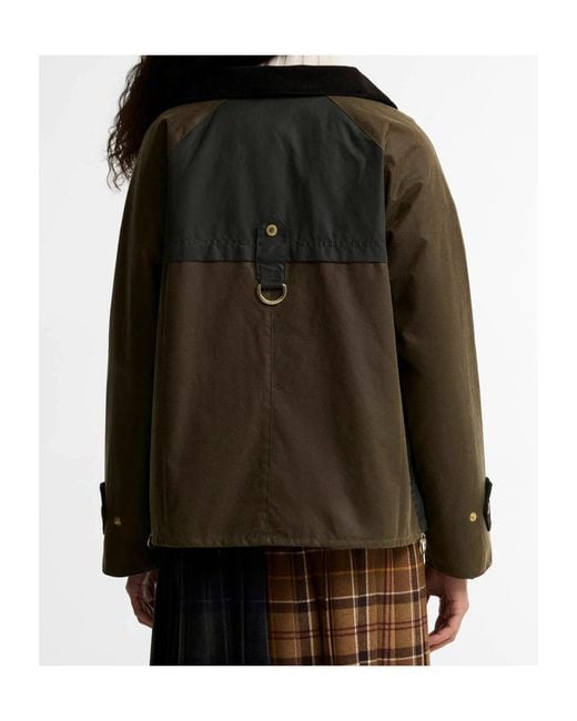 Barbour Multicolor Hazelwood Corduroy-Trim Lobster-Claw Jacket