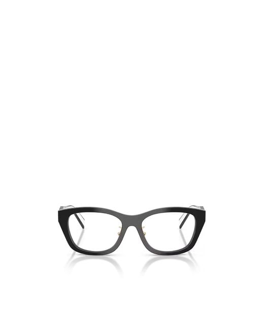 Prada White Eyewear Rectangle Frame Glasses