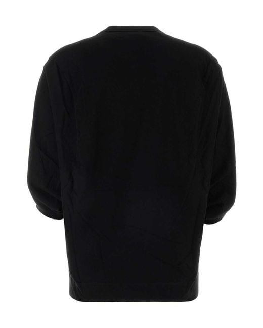 Dries Van Noten Black Herissa Crewneck T-Shirt